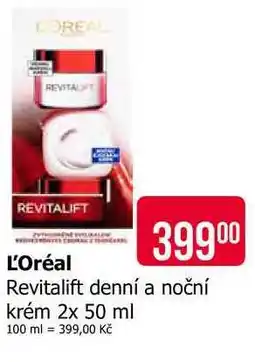 Teta L'Oréal Revitalift denní a noční krém 2x 50 ml nabídka