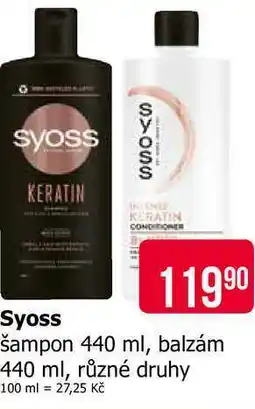 Teta Syoss šampon 440 ml nabídka