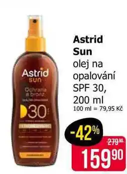 Teta Astrid Sun olej na opalování SPF 30, 200 ml nabídka