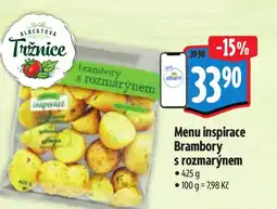Albert Menu inspirace Brambory s rozmarýnem nabídka