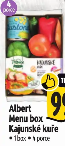 Albert Albert Menu box Kajunské kuře nabídka
