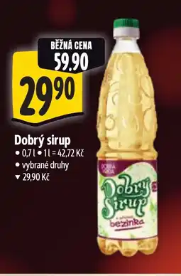 Albert Dobrý sirup nabídka