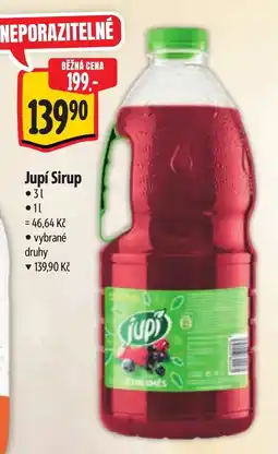 Albert Jupí Sirup nabídka