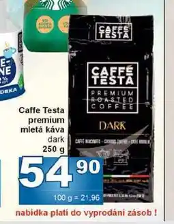 Jip Caffe Testa COFFEE premium mletá káva dark 250 g nabídka