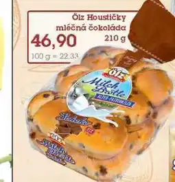 Jip Ölz Houstičky mléčná čokoláda 210g nabídka