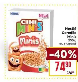 Billa Nestlé Cereálie Minis 300 g nabídka