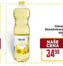 Billa Clever Slunečnicový olej 1l nabídka