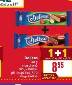 Billa Delissa 30 g nabídka