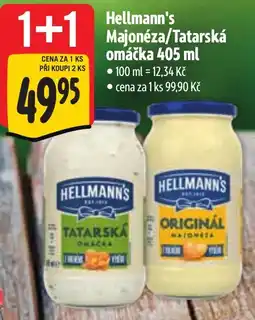 Albert Hellmann's Majoneza/Tatarská omáčka nabídka