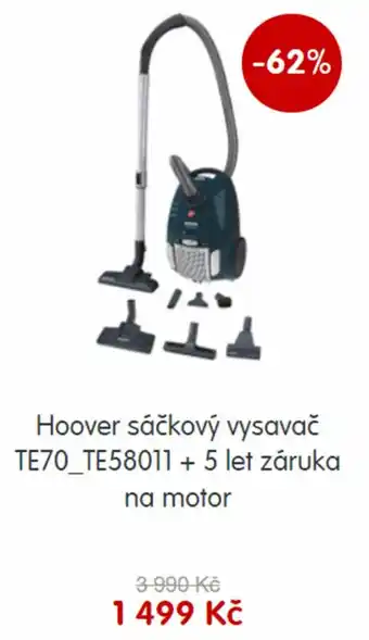Hover sáčkový vysavač