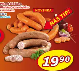 ESO MARKET Pikant klobása, Klobása & medvědím česnekem nabídka