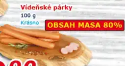 ESO MARKET Vídeňské párky nabídka