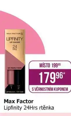 Teta Max Factor Lipfinity 24Hrs rtěnka nabídka