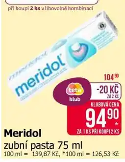 Teta Meridol nabídka