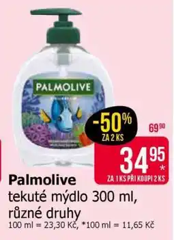 Teta Palmolive tekuté mýdlo 300 ml, různé druhy nabídka