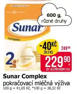 Teta Sunar complex nabídka