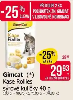 Teta Gimcat Kase Rollies sýrové kuličky 40 g nabídka