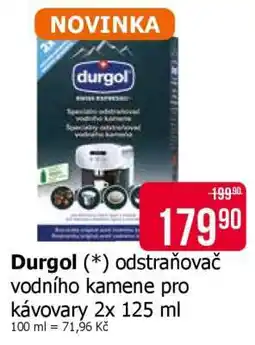 Teta Durgol odstraňovač vodního kamene pro kávovary 2x 125 ml nabídka
