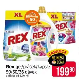 Teta Rex gel/prášek/kapsle nabídka