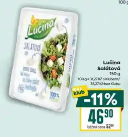 Billa Lučina Salátová nabídka