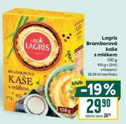 Billa Lagris Bramborová kaše s mlékem nabídka