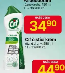 Hruška Cif Čisticí krém nabídka