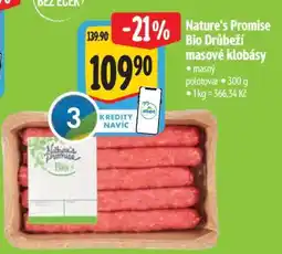 Albert Nature's Promise Bio Drůbeží masové klobásy nabídka