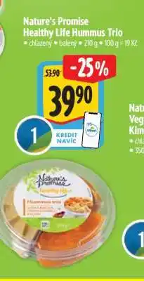 Albert Nature’s Promise Healthy life Hummus trio nabídka
