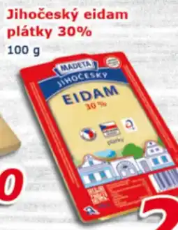 ESO MARKET Madeta Jihočeský eidam plátky 30% nabídka
