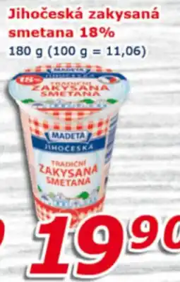 ESO MARKET MADETA Jihočeská zakysaná smetana 18% nabídka