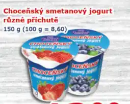 ESO MARKET Choceňský smetanový jogurt nabídka