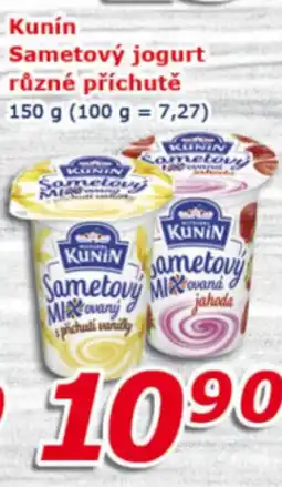 ESO MARKET Kunín Sametový jogurt nabídka