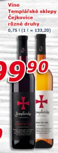 ESO MARKET Víno Templářské sklepy Čejkovice nabídka