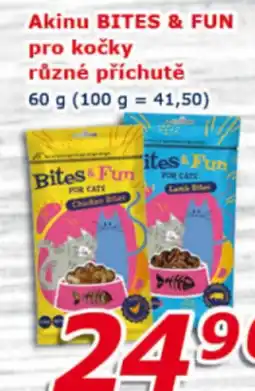 ESO MARKET Akinu BITES & FUN pro kočky nabídka
