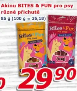 ESO MARKET Akinu BITES & FUN pro psy nabídka