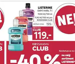 Rossmann Listerine ústní voda nabídka