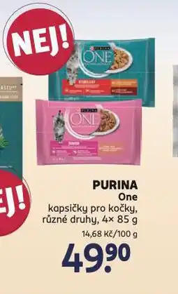 Rossmann Purina one kapsičky pro kočky nabídka