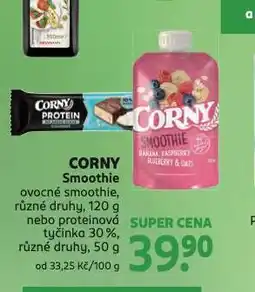 Rossmann Corny smoothie nabídka