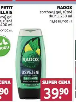 Rossmann Radox sprchový gel nabídka