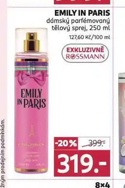 Rossmann Emily in paris tělový sprej nabídka