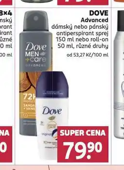 Rossmann Dove addvaced antiperspirant nabídka
