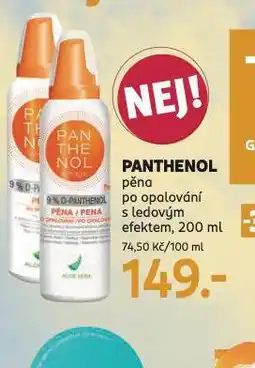 Rossmann Panthenol pěna po opalování nabídka