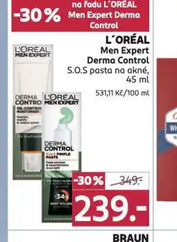 Rossmann Loreal mec experst derma control pasta na akné nabídka