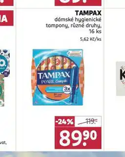 Rossmann Tampax tampony nabídka