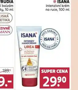 Rossmann Isana intenzivní krém na ruce nabídka