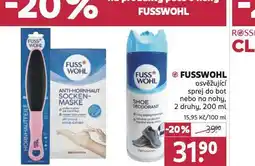 Rossmann Fusswohl osvěžujicí sprej do bot nabo na nohy nabídka