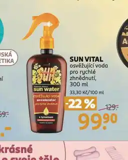 Rossmann Su n vital osvěžující voda nabídka