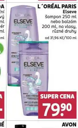Rossmann Loreal paris šampon, balzám nabídka