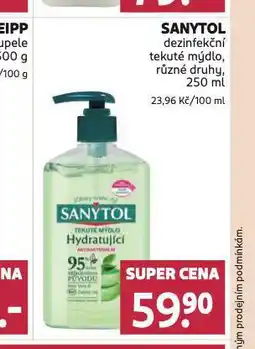 Rossmann Sanytol dezinfekční tekuté mýdlo nabídka