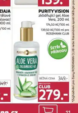 Rossmann Purity vision zklidňující gel nabídka
